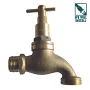 Kinetic 15mm Brass Male Vandal Proof Garden Tap