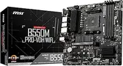MSI B550M PRO-VDH WiFi AM4 MATX MB 4xDDR4 3xPCIE 2xM.2 HDMI VGA DP RAID LAN 4xSATAIII 5xUSB3.2 6xUSB2.0