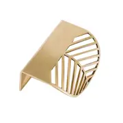 Leaf Shape Furniture Kitchen Cabinet Wardrobe Drawer Pull Knob Brass Door Handle drawer copper handle Nordic handle