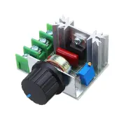 3Pcs 2000W Speed Controller SCR Voltage Regulator Dimming Dimmer Thermostat 220V 90-220V AC Adjustable Voltage for Elect