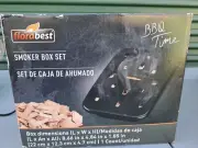 Florabest Barbecue Smoker Box Set Includes 2 Kinds Of Smoker Chips Hickory Beech