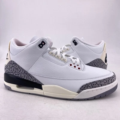 Air Jordan 3 Retro "WHITE CEMENT" 2023 - Size 12.5 - dn3707 100 (8-78)