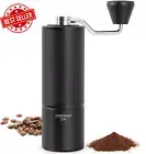 Manual Coffee Grinder Stainless Steel Burr Adjustable Hand Espresso French Press