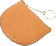 [LIFKOME] Women Wallet Small Zippered Coin Purse with Keychain Minimalist Design for Everyday Use Durable and Practical Change Purse for Shopping and Travel