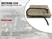 Genuine Royal Enfield Meteor 350 "Pannier Mounting Rail, Black"