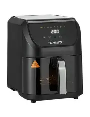[Devanti] Air Fryer With Lcd Touch 1500W 5L in Black
