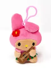 HAWAII SPECIAL EDITION MY MELODY Plush 4" w/ Strap: Ukulele