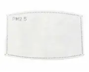 2pc PM2.5 face mask filters, has 5 layers ship from USA seller