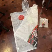Coca-Cola Coke Rain Poncho With Carrying Bag - Raincoat