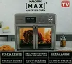 10-in-1 Kalorik 26 Qt Digital MAXX w 9 accessories Air Fryer Oven w French Door