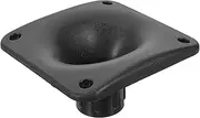 Performance Stage Horn Speakers Multi-use Audio Horn Speakers for Stage Outdoor 120x120mm Black Precise Authentic Sound Experience