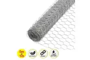 Handy Hardware Chicken Wire Netting Fence Rust Proof 5m x 1m All Purpose Use