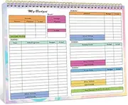 OSYLICT Monthly Budget Pad,Income and Expense Tracker,Notepad to Manage Your Money Effectively, Undated 50 Sheets Tear-Off Finance Planner,Start Anytime,B5