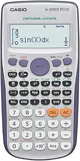 Casio FX-570 ES Plus Calcolatrice Scientifica con 417 Funzioni e Display Naturale