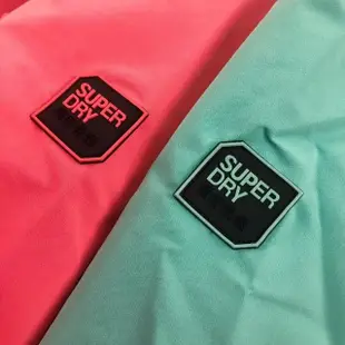 【Superdry】極度乾燥 輕便外套 網眼 防潑水 防水拉鍊 女款 素色 連帽 外套 網眼(輕便外套)