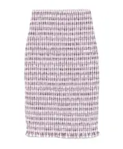 Prada Textured Pencil Skirt IT40,IT42 petal powder