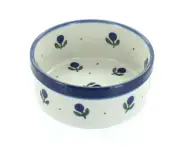 Blue Rose Polish Pottery Blueberry Small Ramekin