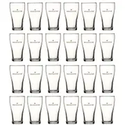 Crown Nucleated Headmaster Beer Conical Glasses 425ml - Set of 24