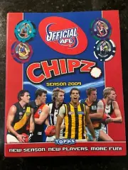 2009 Official AFL CHIPZ TAZOS complete set with SPECIAL TAZOS with Folder
