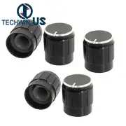 10PCS Useful Volume Control Rotary Knobs For 6mm Dia Knurled Shaft Potentiometer