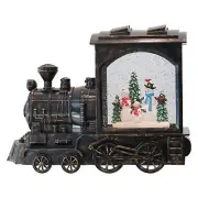 DRomance Christmas Musical Snow Globe Lantern Battery Operated with 6 Hour Ti...