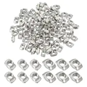 100pcs 2020 Series M5 T Nuts T Slot Nut Hammer Head Fastener Nut Silver