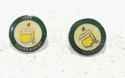 U.S. MASTERS Stemmed Markers 1960 to 1969 A. Palmer, J. Nicklaus, G. Player
