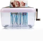 Portable Hand Shredder, Hand Crank File Paper Shredder Color Paper Cut Shredder for School Home Classroom Office