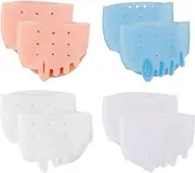 4 Pair Silicone Toe Separators, 4 Color Toe Corrector with Breathable Holes Soft for Women Men Straighten Overlapping Toes
