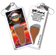 Shreveport FootWhere® Souvenir Zipper-Pull. Made in USA