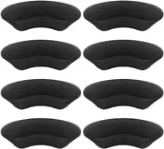 Premium Heel Pads Inserts Grips, Back of Heel Protectors Cushions Liner Prevent Too Big Shoe From Slipping, Blisters, Filler for Loose Fit for Men Women, Black