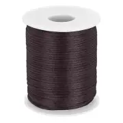 Nylon String Cord 2mm x 55 Yards Thread Twine String Beading Cord,Dark Brown