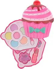 Perfeclan Girls Makeup Kits for Girls Kids Pretend Play Makeup Set Girls Princess Makeup Kit with Cosmetic for, Blush Nail Polish Lipstick