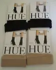 Four Pair Hue Sporty Fishnet Anklet socks Black and Cream One Size Fits most