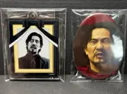 Ryu ga Gotoku Homare Nishitani Iei Acrylic Charm & Tear Can Badge 2 Set Yakuza