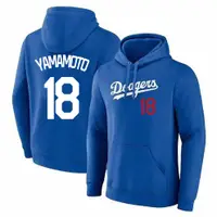在飛比找蝦皮商城精選優惠-MLB Dodgers Yamamoto 18# 長袖 連帽