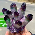 356G New Find purple PhantomQuartz Crystal Cluster MineralSpecimen