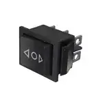 Black 3 Position On-off-On Car Boat Rocker Switch 6-Pin DPDT 10A 250V Parts