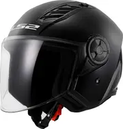 LS2 OF616 Airflow II Solid, open face helmet , color: Black , size: S
