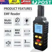 3 In 1 Electromagnetic Radiation Detector Tester EMF Field Dosimeter Counter