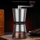 Manual Coffee Grinder Adjustable Ceramic Mill Portable 80g Stainless Steel