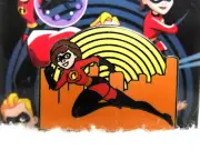 2019 Disney Mystery Pin Pixar The Incredibles Elastigirl Helen Parr Running