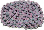 11 Speed Cycle Chain, Alloy Steel Lightweight Semi Hollow Power Chain, Wear Resistant Multi Speed Drive Chain for Cycling Accessories
