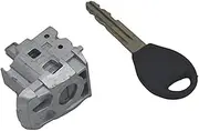 AL193 Front Left Door Lock Barrel with 1 Key, for Nissan, for Qashqai, Auto Ignition Lock Cylinder