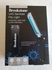 Brookstone UVC Sanitizer Flip Light Ultra Portable And Chemical Free NIB