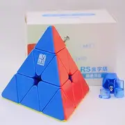 Bukefuno MoYu RS Maglev Pyramid 3x3 Speed Puzzle MFJS moyu Maglev Pyraminx M Stickerless 2022 Cube