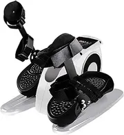 Under Desk Elliptical Pedal Exerciser, Electric Exercise Bike, Mini Cycling Trainer Stationary Exercise Leg Peddler, Portable Fitness Bike for Arm/Leg Exercise (D)