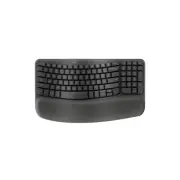 Logitech Ergo Series Wave Keys Wireless Ergonomic Keyboard - Graphite