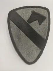 US Army 1st Cavalry Division ACU Patch with Hook Closure SUBDUED - BIG ASS PATCH