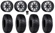MSA ThunderLips 14" Wheels Machined 30" Intersect Tires Commander Maverick